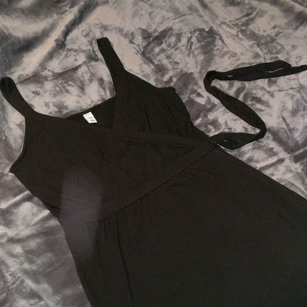 Old navy black wrap dress